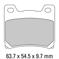 Ferodo Platinum Carbon Grip Rear Brake Pads for Yamaha XJ600 1984-1985