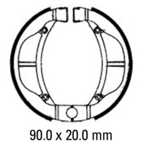 Ferodo Front Brake Shoes for Kawasaki KLX110 2002 To 2018 | KLX110L 2011 To 2018