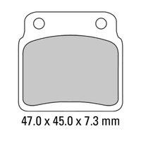 Rear Brake Pads ATV Sintered for Kawasaki KFX400 Quad 2003 to 2006