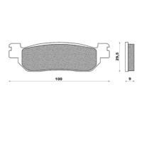 Newfren Brake Pads Touring Sintered