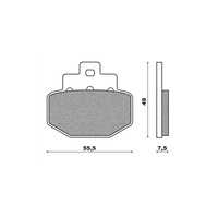 Newfren Brake Pads - Rear