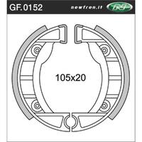 Front Brake Shoes for Piaggio/Vespa Boss 50 1989 to 1992