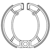 Rear Brake Shoes for Bultaco Frontera 250 MK9 1975 to 1976