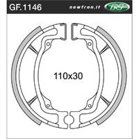 Front Brake Shoes for Kawasaki KLT250 1983 to 1985