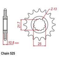 Standard Front Sprocket 17T