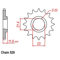 Front Sprocket 14T