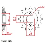 Front Sprocket 15T