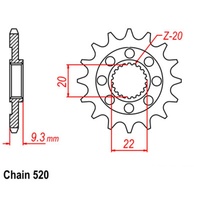 14T Supersprox Stealth Front Spkt (1446)