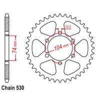 Rear Sprocket Steel