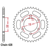 Rear Sprocket 37T