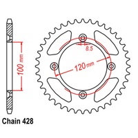 Standard Rear Sprocket 50T