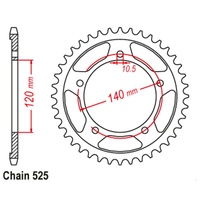 Standard Rear Sprocket 48T