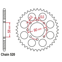 Standard Rear Sprocket 41T