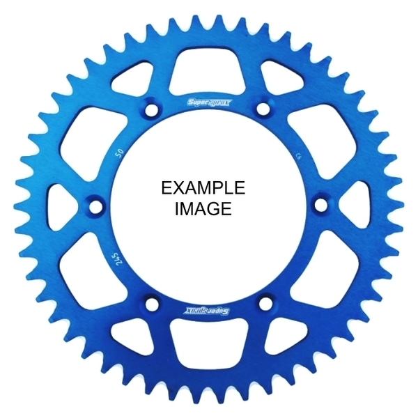 51T 520P Blue Supersprox Alloy Rear Sprocket for Husqvarna TE300I 2018 to 2023