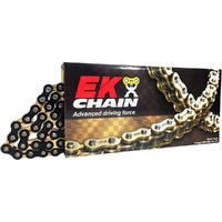 EK 520 MotoX Blk wth Gld Inner Plate Chain 120L for Gas-Gas MC 450F 2021 to 2022