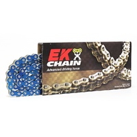 EK 530 NX-Ring H/D Metallic Blue Chain 122L for Suzuki GSX-R1000 2001 to 2016