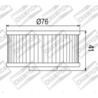 Champion Oil Filter  for Yamaha TDM850 1991-2001