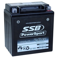 SSB 12V Dry Cell AGM 235 CCA Battery 3.8 Kg for Suzuki GSX400F 1981 to 1983