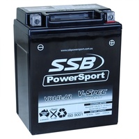 SSB 12V V-Spec Dry Cell AGM 310 CCA Battery 4.7 Kg for Yamaha TX650 1973 to 1975