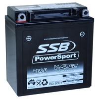 SSB 12V AGM 200 CCA Battery 3.1 Kg for Aprilia 100 Scarabeo 4T 2002 to 2006