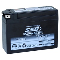 SSB 12V V-Spec Dry Cell AGM 85 CCA Battery 0.9 Kg for Yamaha TT-R50 2005 to 2021