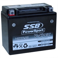 SSB 12V AGM 285 CCA Battery 3.9 Kg for Suzuki DL650XT V-Strom 2015 to 2020