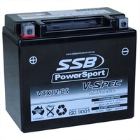 SSB 12V V-Spec Dry Cell AGM 285 CCA Battery 3.9 Kg for Suzuki GS400 1977 to 1979