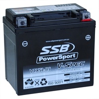 SSB 12V Dry Cell AGM 195 CCA Battery 2.1 Kg for Suzuki GSX-S125 2018 to 2020
