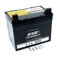 SSB 12v 260 CCA Battery 7.78 Kg for Yamaha YXE700 Wolverine R-Spec 2016 to 2018