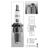 Spark Plug LR14C (BR7ES) for KTM 300 XC 2006 to 2019