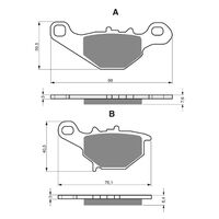 Brake Pads Goldfren GF109 - S3