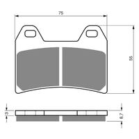 Brake Pads Goldfren GF141 - S3