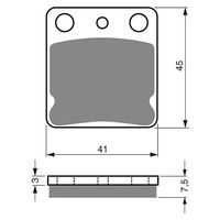 Brake Pads Goldfren GF144 - K5