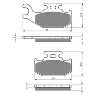 Goldfren Sintered Brake Pad