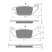 Brake Pads Goldfren GF221 - S3