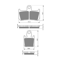 Goldfren Front Brake Pad