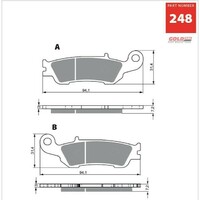 Goldfren Sintered Off Road Brake Pad