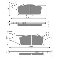 Brake Pads Goldfren GF256 - K5