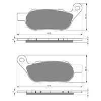 Brake Pads Goldfren GF273 - S3