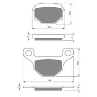 Brake Pads Goldfren GF289 - S3