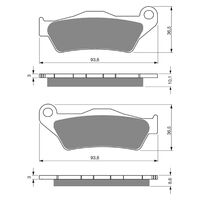 Brake Pads Goldfren GF292 - S3