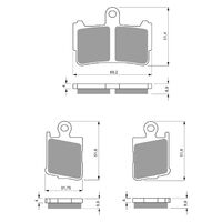 Brake Pads Goldfren GF298 - S3