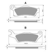 Brake Pads Goldfren GF310 - K1