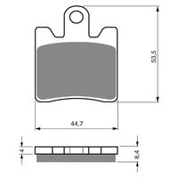 Brake Pads Goldfren GF326 - S3