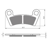 Brake Pads Goldfren GF343 - K5