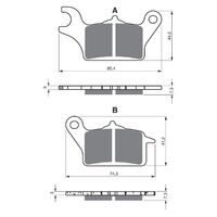 Brake Pads Goldfren GF387 - S3