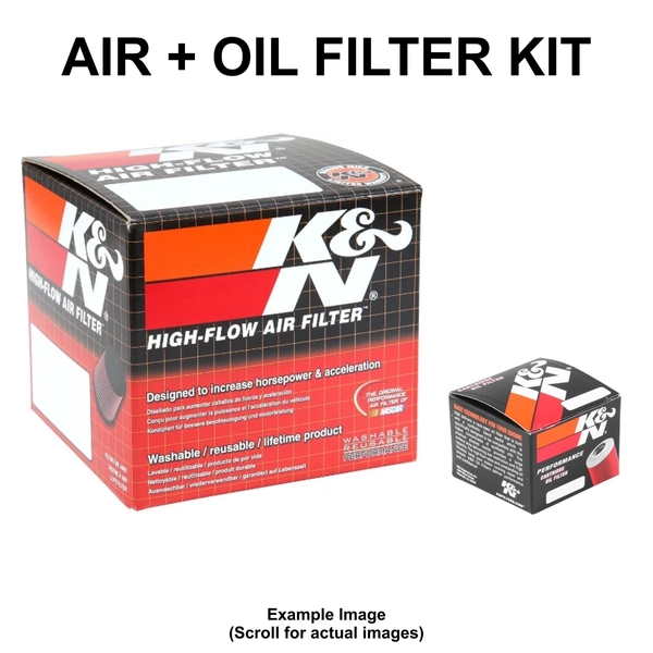 K&N Air Oil Filter Kit for Harley Davidson 1450 Super Glide Sport 2000 to 2003