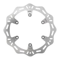 MTX Hornet Brake Disc Solid Wave Type - Rear for Husqvarna TE250 2014 to 2015