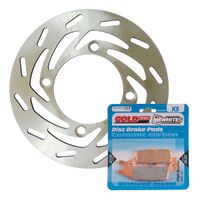 BRAKE ROTOR & PAD FRONT KIT - YAM YFM700FAP 07-20 - LEFT