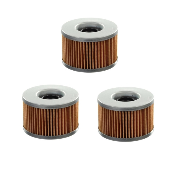 Three OIL FILTERS for Honda TRX500FGA FourTrax Foreman 4X4 2004 2005 2006 2007